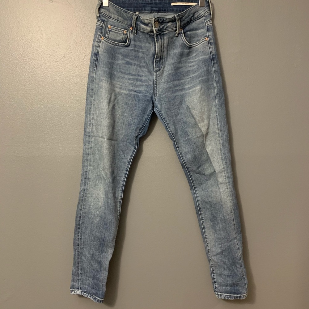 Zara cropped high rise jeans
